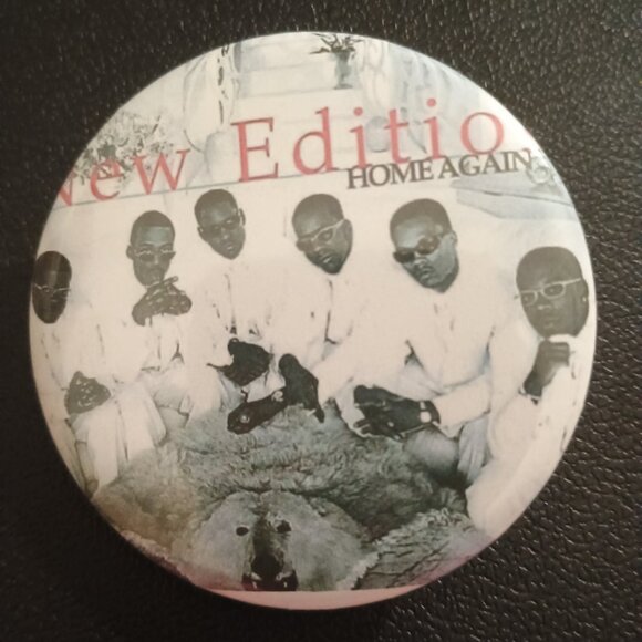 New Edition's Biggest Fan Button Pack!  7 Buttons! - Picture 2 of 8